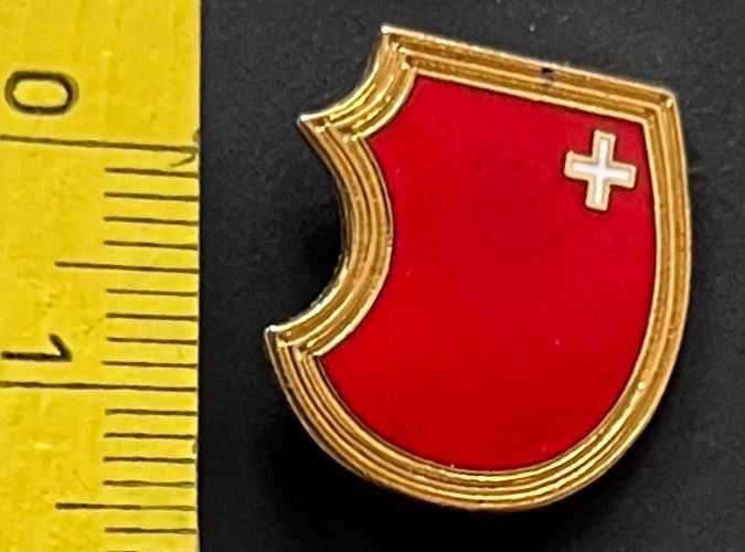 Swiss Placchette & Badge: Wappen Kanton Schwyz,/ Pin – Usato da Ostermundigen venduto da DaxKarten-75