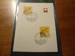Stempelkuriosität letzte + 1. Arbeitsstunde 1987/1988
