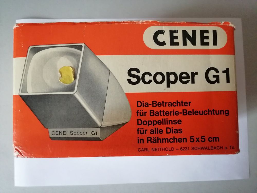 Dia-Betrachter Cenei (Gebraucht) in Hinterkappelen für CHF 5 – mit ...