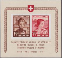 1941, J98I+J99I (Bogennummer 6) postfrisch **, Kat: 130.-