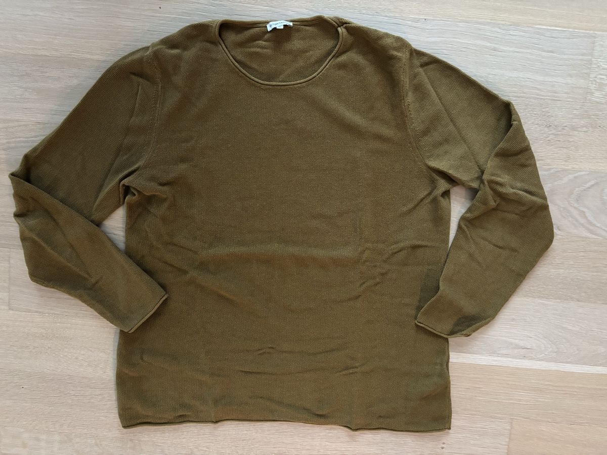 Tom Tailor Maglioni & Felpe: Pullover oliv XL Tom Tailor – Usato da Gwatt (Thun) venduto da Bioethanol01