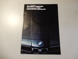 BMW Programm Broschüre Katalog Auto-Prospekt gut erhalten