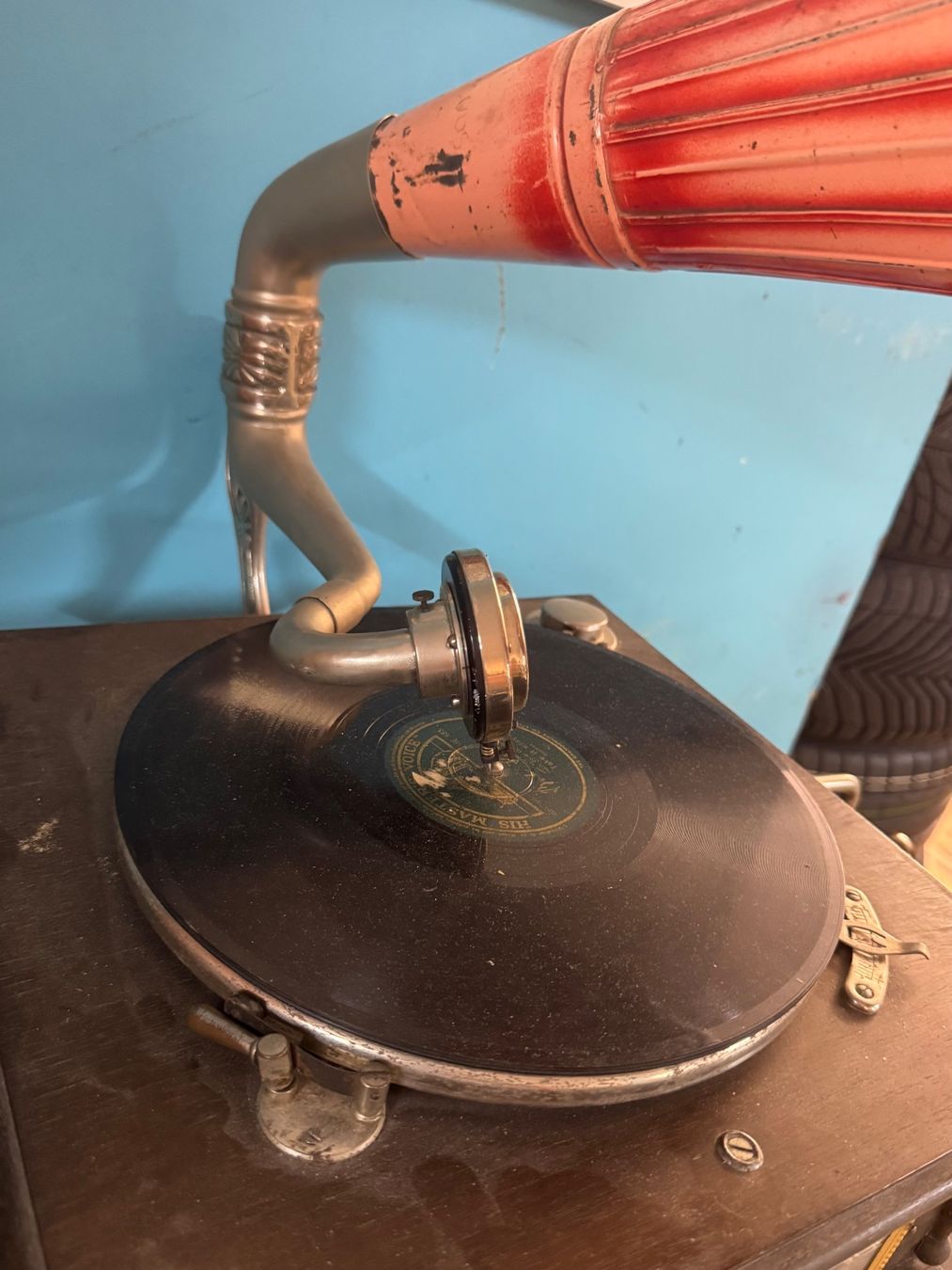 Plattenspieler: Alte Grammophon – Gebraucht aus Schlieren von Freundlich02 4