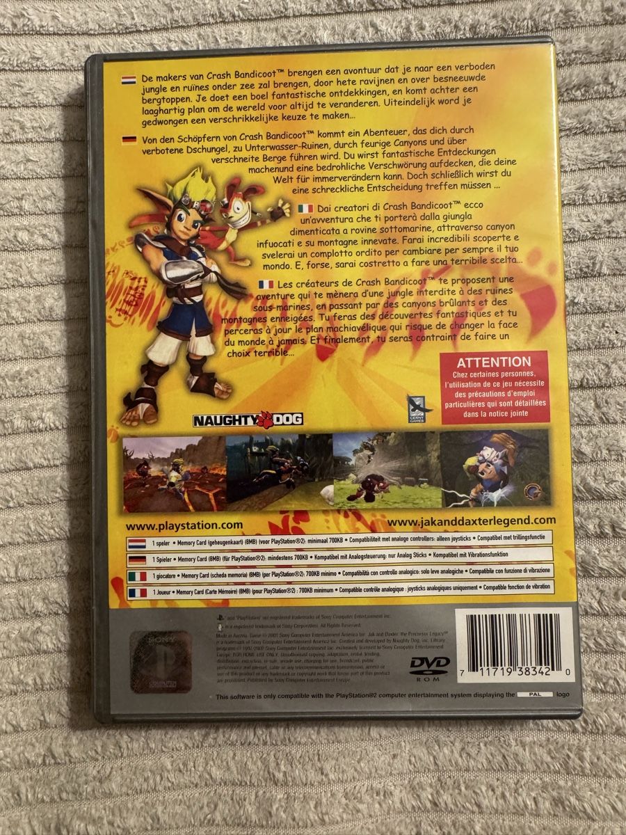 Sony Giochi: PS2 - Jak and Daxter 1 & 2 – Usato da Zürich venduto da Manuel.Huber 1