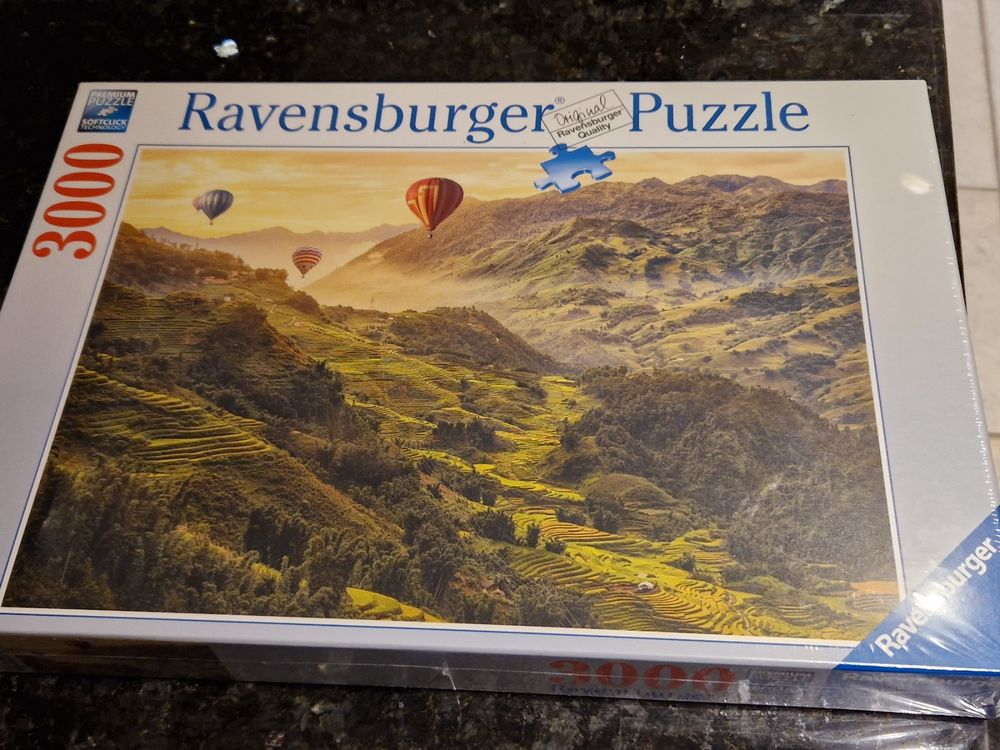 Puzzle Ravensburger 3000 Teile Reisterasse in Asien Kaufen auf Ricardo
