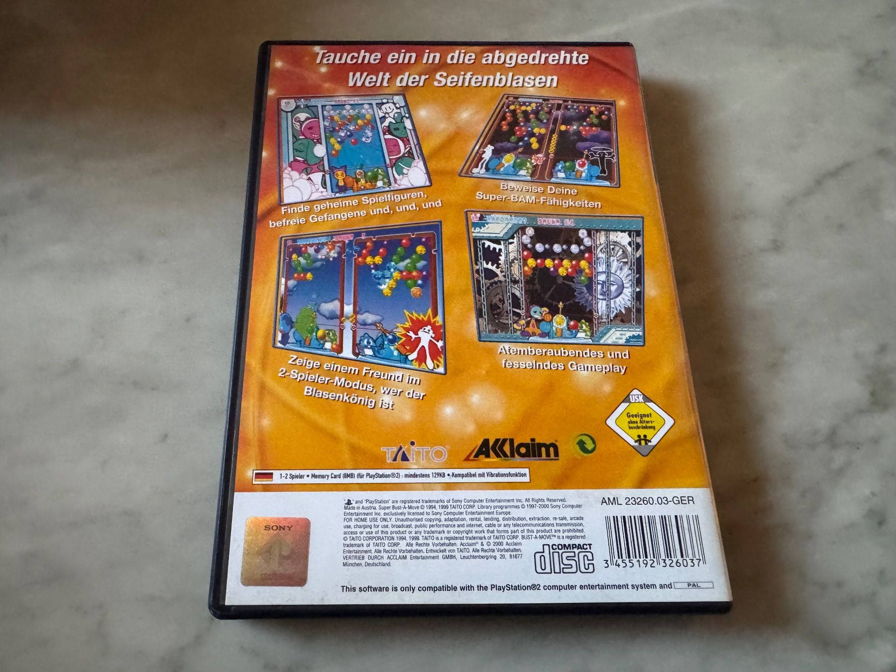 Spiele: SUPER BUST A MOVE SPIEL FÜR PS2 – Gebraucht aus hägendorf von twilightprincess 2
