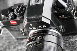 Leica R3 Electronic + 135mm f2.8 Objektiv