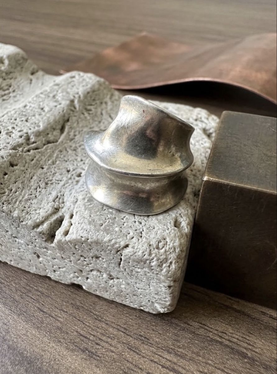Anelli: Bague argent forme asymétrique – Usato da Plan-les-Ouates venduto da aur_z5pj