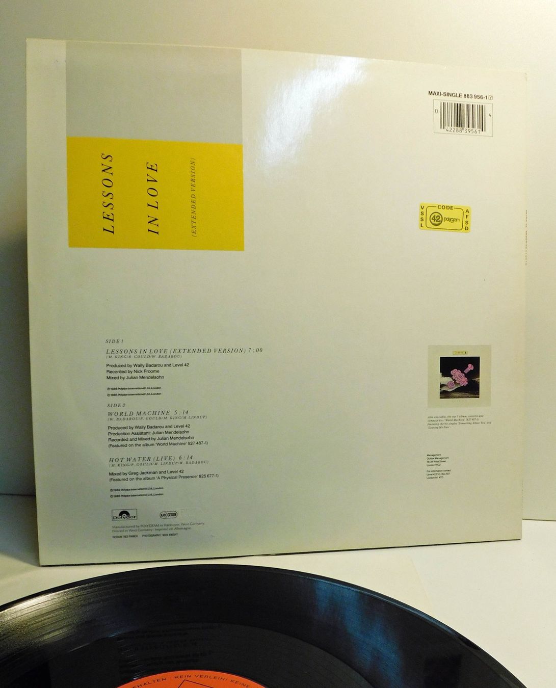 Dischi in vinile: Lp - Level 42 1986 Schallplatte   Lp – Usato da Sursee venduto da 76 3