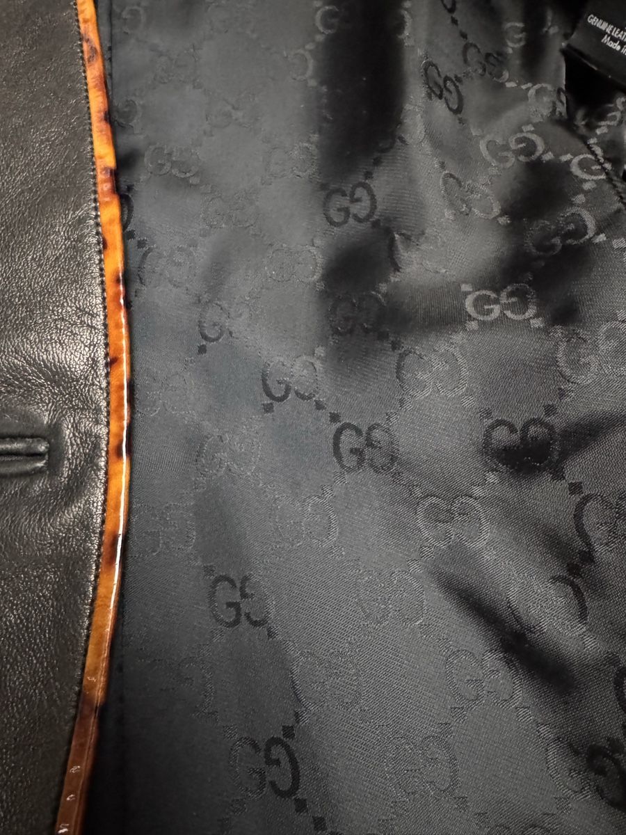 Gucci Giacche: Gucci Lederblazer Damen Gr. 34 schwarz – Usato da Oberengstringen venduto da 80sete 6