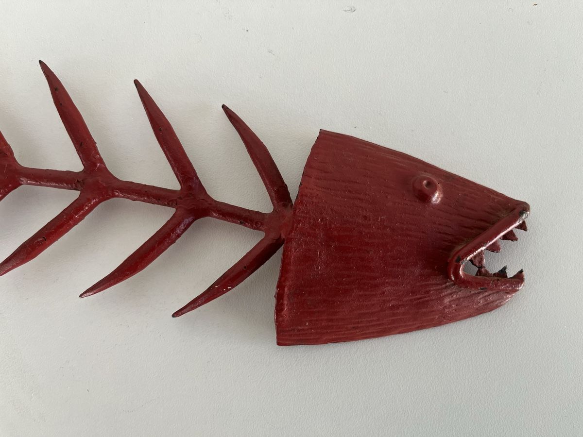 Sculture & Statue: Fischskelett / Metall lackiert – Usato da Wetzikon ZH venduto da seli03 6