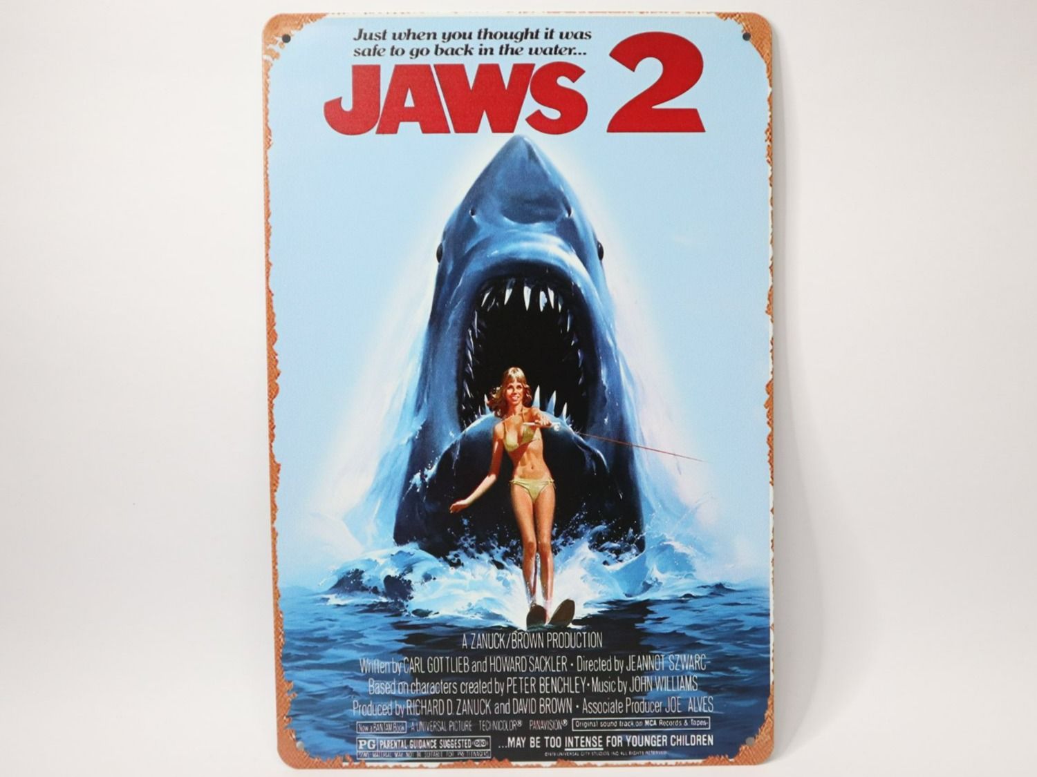 Ecriteaux: Blechschild Der Weisse Hai 2 Jaws – Neuf (Voir description) à Eschenbach SG par Astalavista