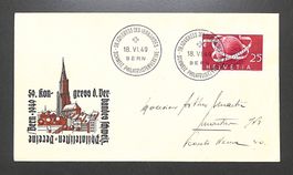 1949 illustriert & SS KONGRESS SCHWEIZ. PHILATELISTENVEREINE