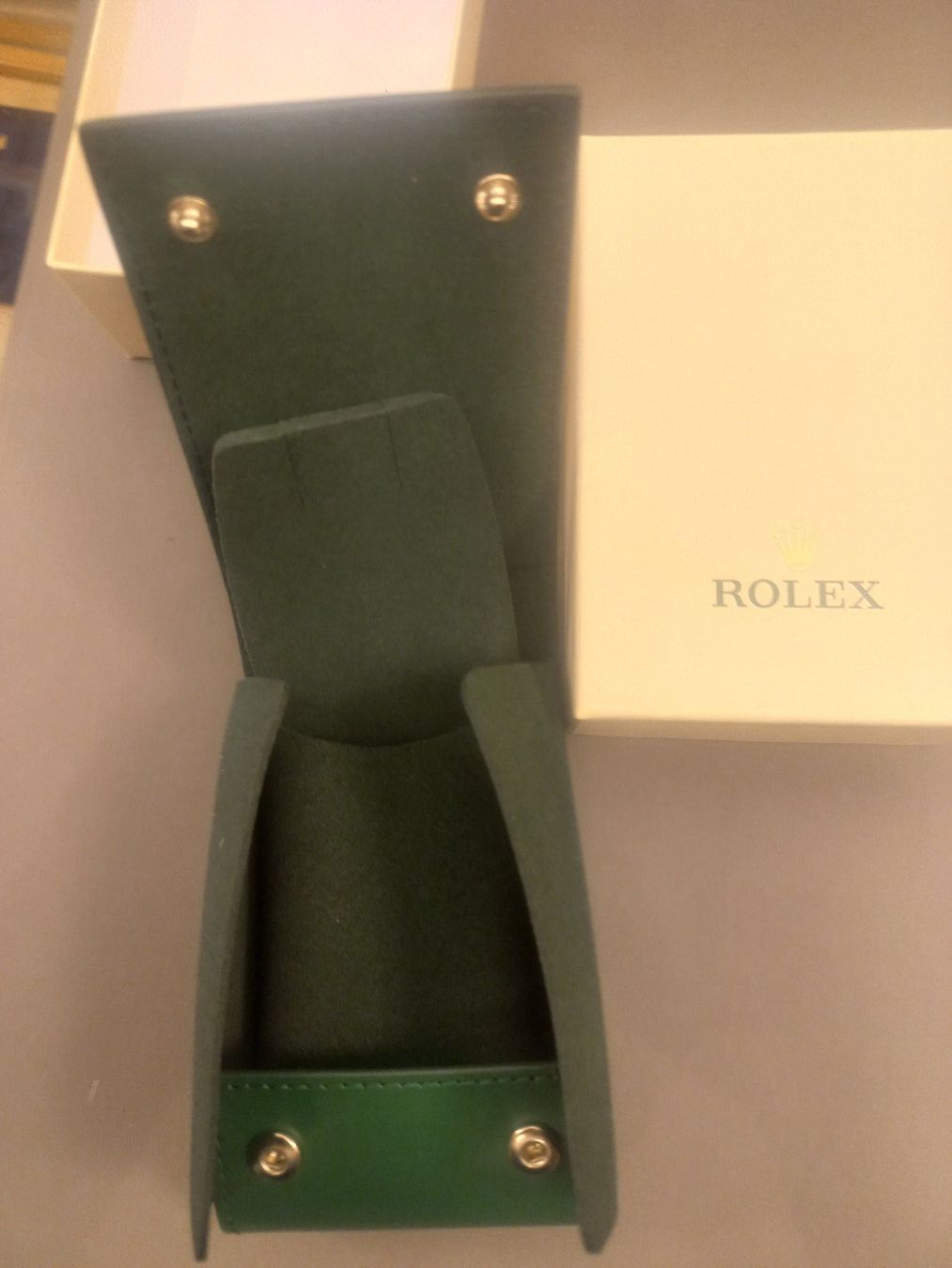 Boîtes de montres: ROLEX BOX MIT LEDERETUI – Neuf (Voir description) à Lugano par Montarina 2