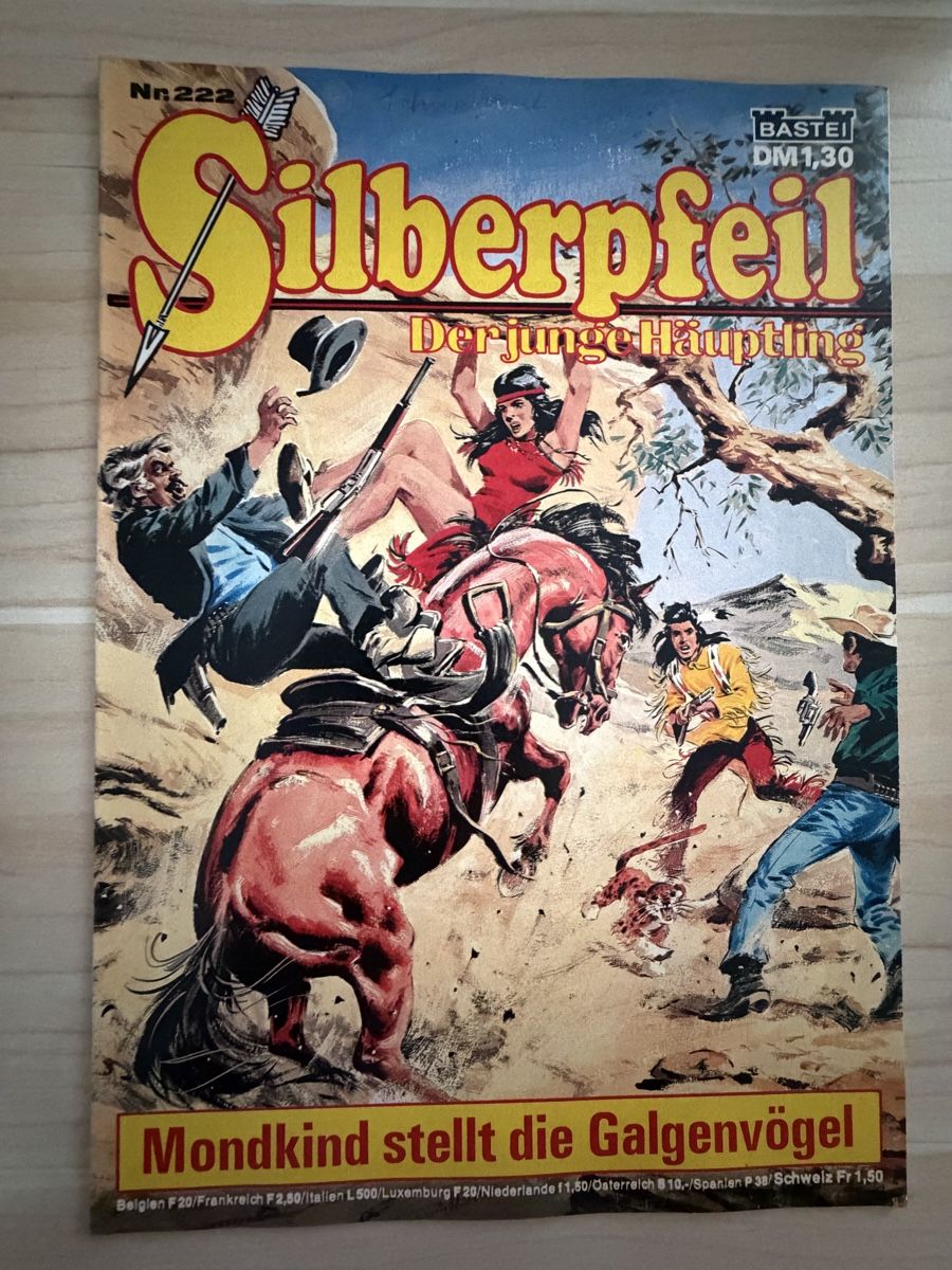 Comics: Silberpfeil Bastei Heft 222, top Zustand  – Neu (gemäss Beschreibung) aus Kehrsatz von Raboy