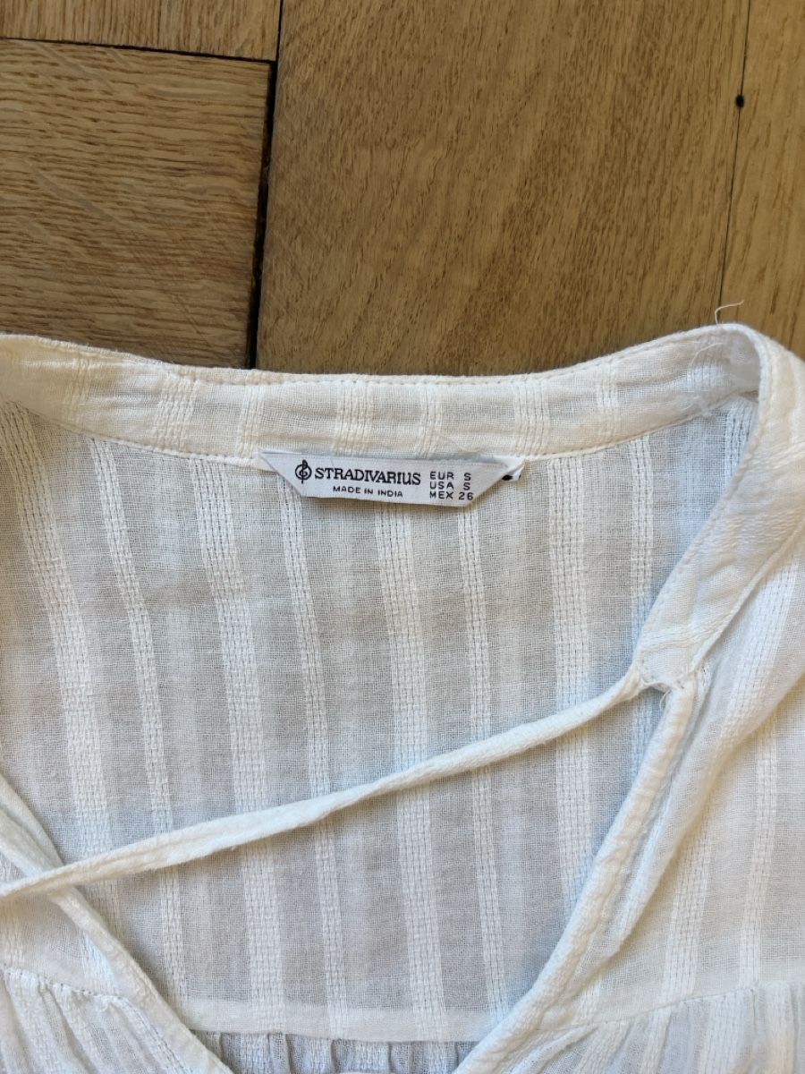 Stradivarius Camicette: Bluse Stradivarius weiss gestreift Grösse S – Nuovo (secondo la descrizione) da Winterthur venduto da lalalalala 1