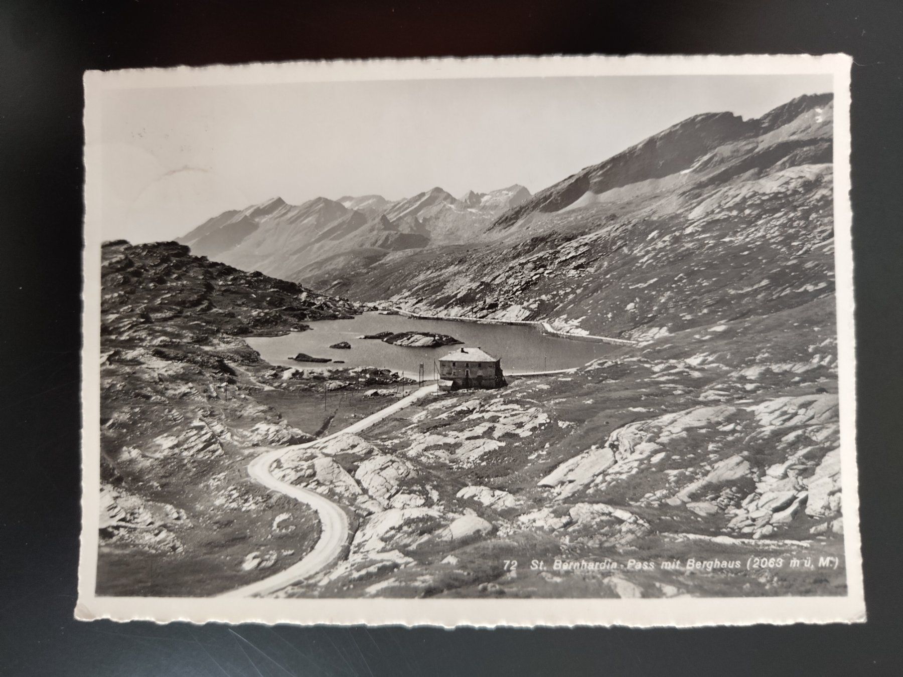 Ansichtskarten: St. Bernhardia-Pass mit Berghaus dat.Ospizio 1946 – Gebraucht aus Ohmstal von Lebensfreude05