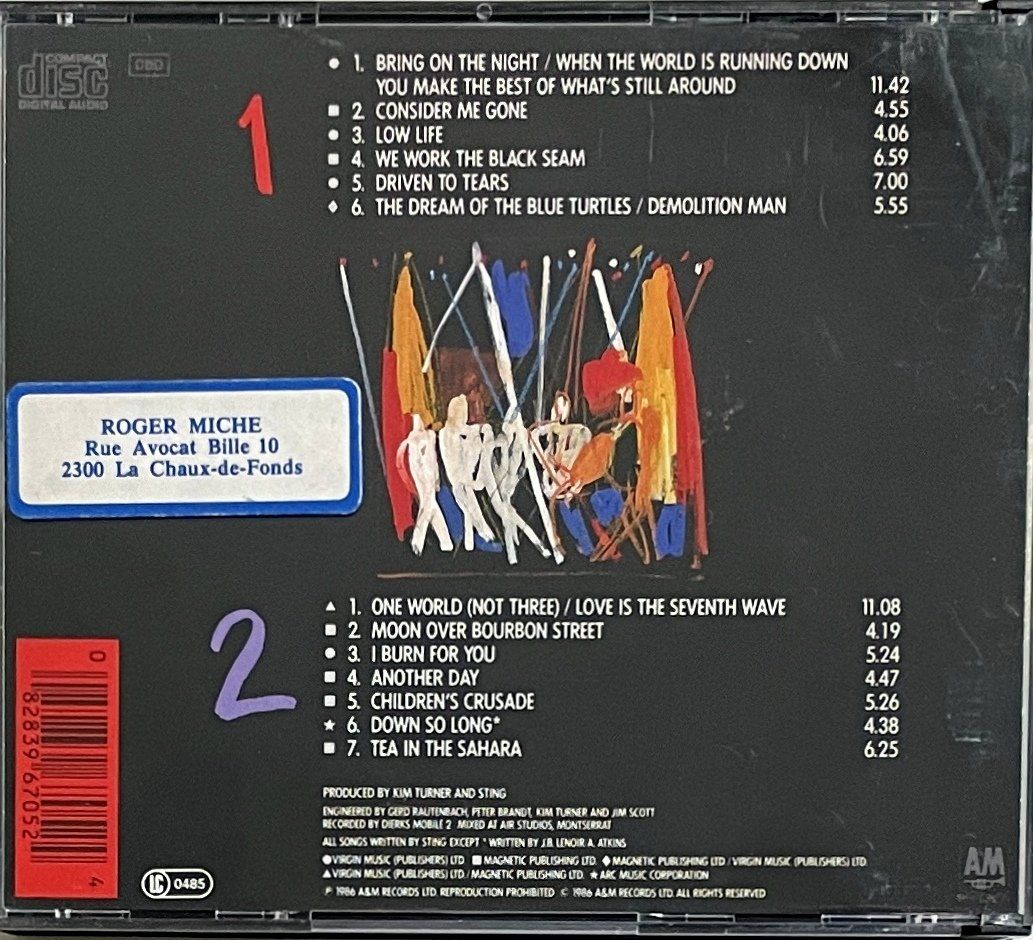 CDs: Sting Box With 2 CD's -    Bring On the Night – Gebraucht aus Savagnier von Ne2065 1