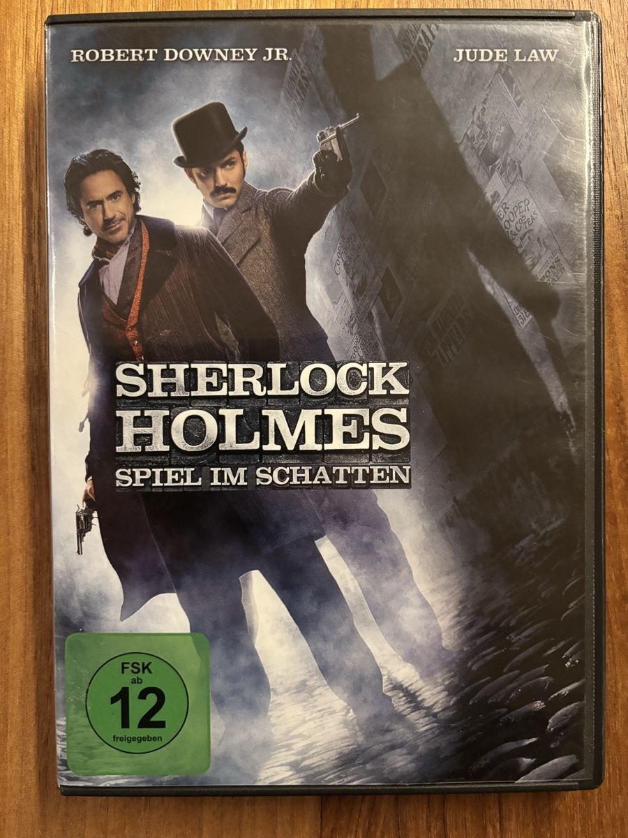 Tutti i DVDs: DVD Sherlock Holmes - Spiel im Schatten – Usato da Belp venduto da brb66