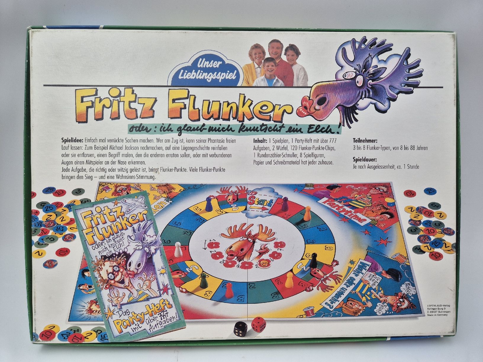 Jeux: Fritz Flunker oder ich glaub mich knutscht ein Elch Spiel – D'occasion à Ettiswil par beekeper13 1
