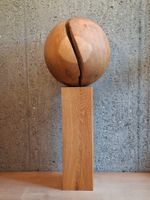 Holzkugel aus Eichenholz, Ø 39 cm