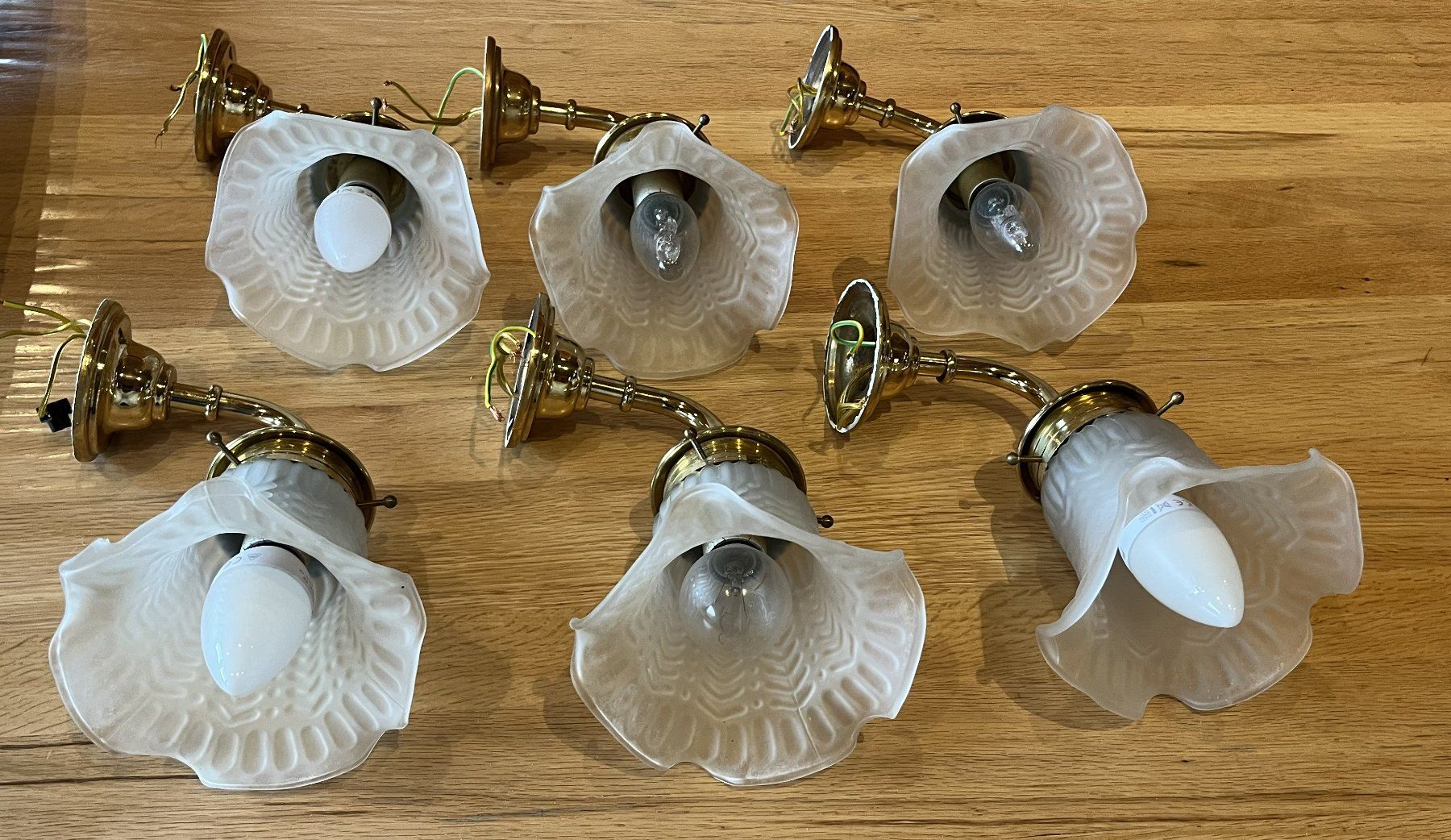 Lampade: 6x Vintage Wandlampen – Usato da Zweisimmen venduto da trini5