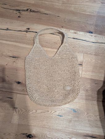 Strohtasche Damen beige grosse Tasche guter Zustand