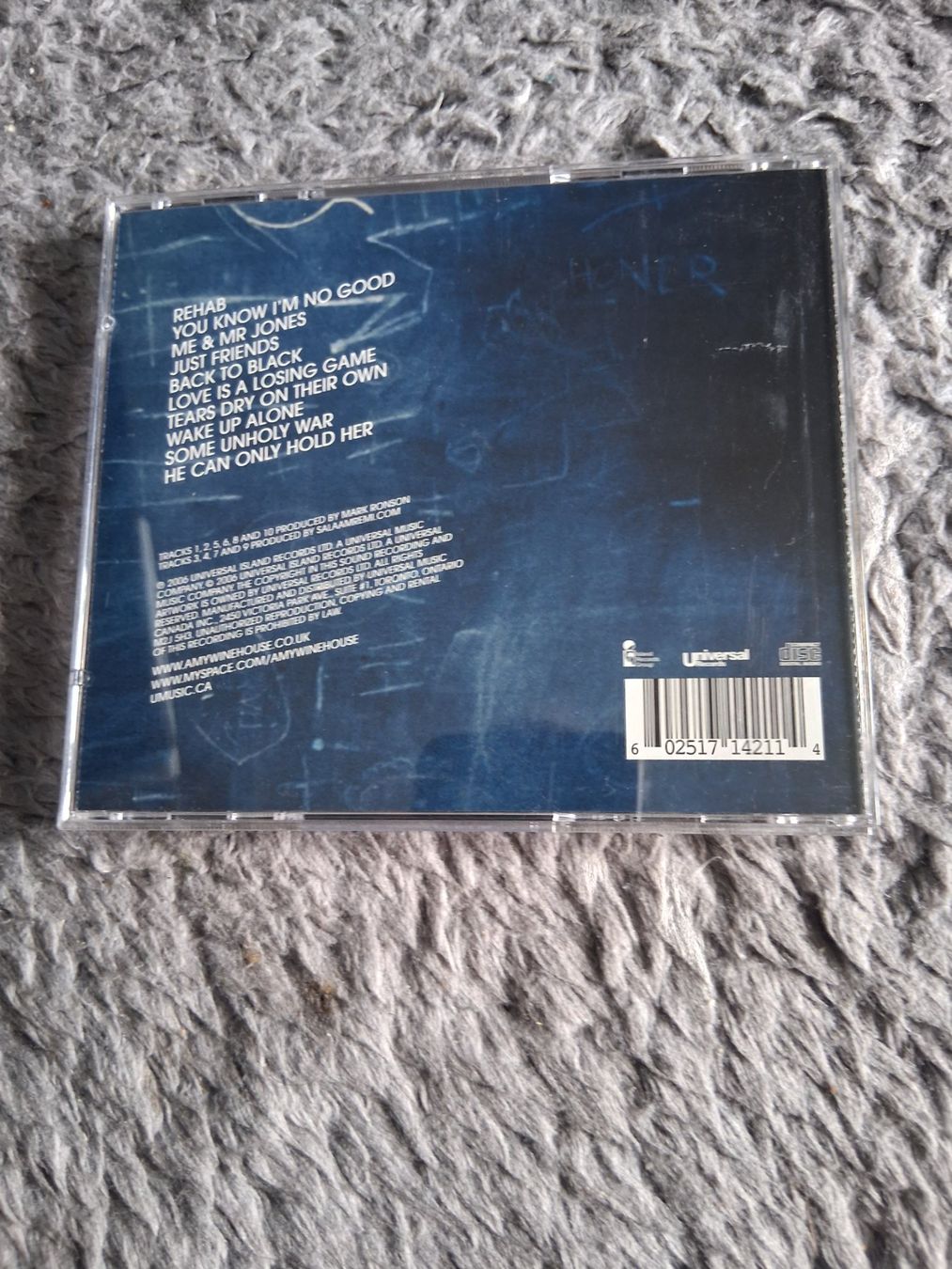 CDs: AMY WINEHOUSE     BACK TO BLACK     CD – Gebraucht aus Wetzikon ZH von Ramones01 1
