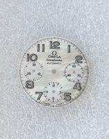 Zifferblatt Omega Speedmaster Automatic mother of pearl weis
