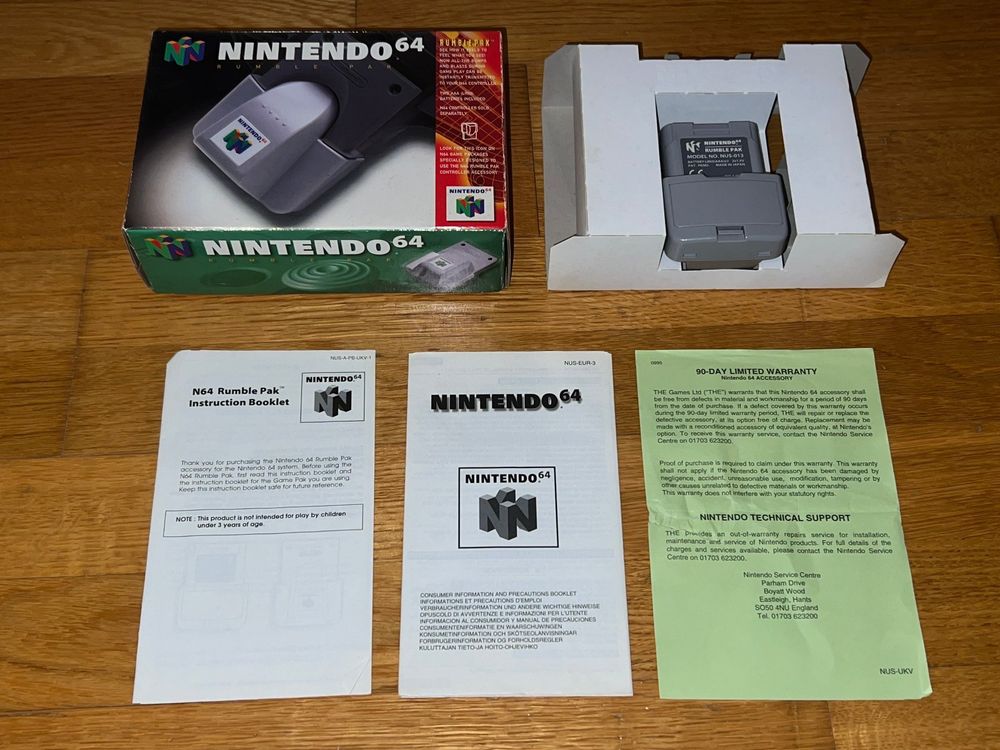 Nintendo 64 (N64) Zubehör - Rumble Pak (OVP) (Gebraucht) in Zürich für ...