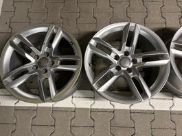 4 Original Audi 18 Zoll Leichtmetall-Felgen