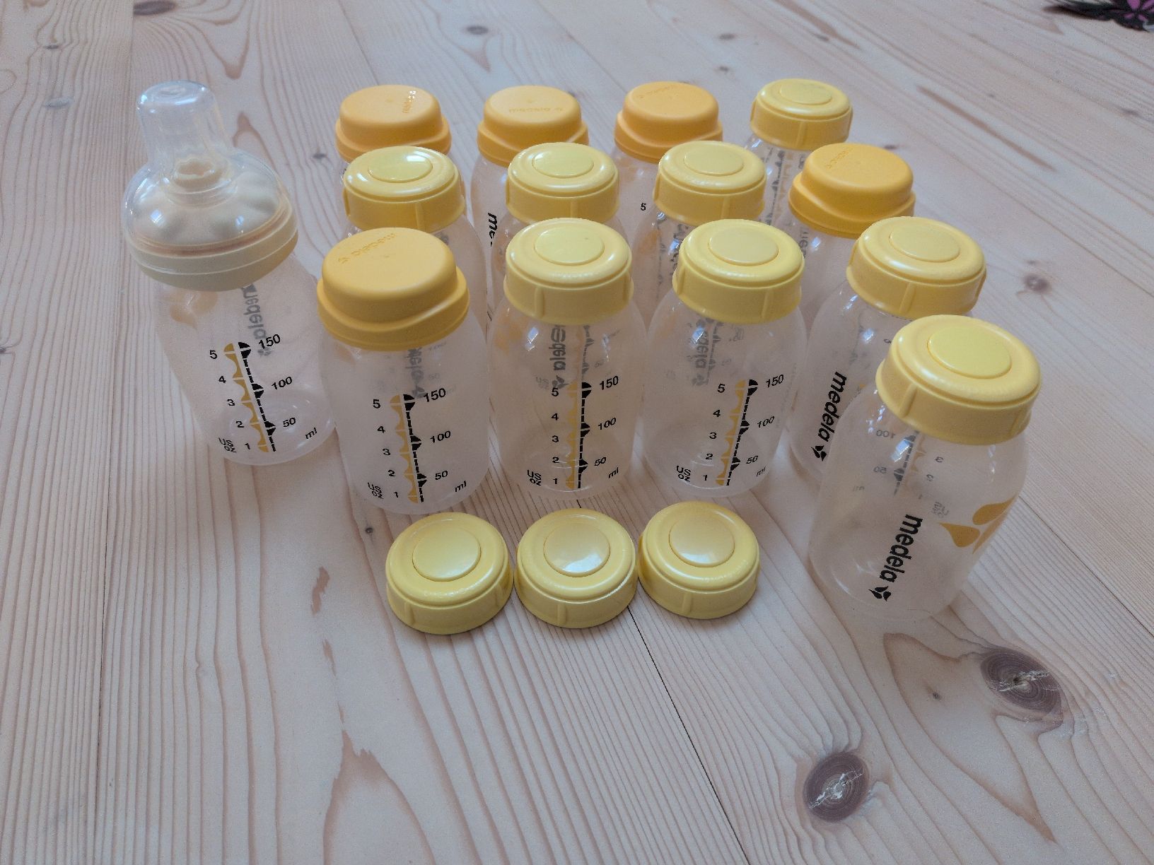 Medela Baby-Mahlzeiten: 14 Medelafläschchen 150ml – Gebraucht aus Oberhelfenschwil von Tattar