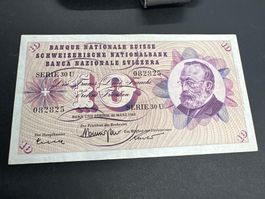 10 Fr.-Note Schweiz 1963