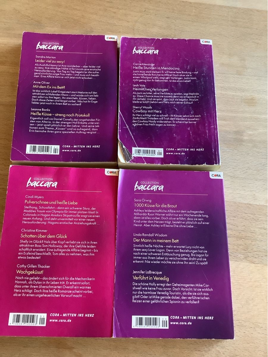 Libri: Baccara / Julia / Romana Romane 8 Stk. gebraucht #1 – Usato da Saas-Balen venduto da kircin 1