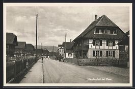 Lerchenfeld bei Thun, Strassenpartie an 