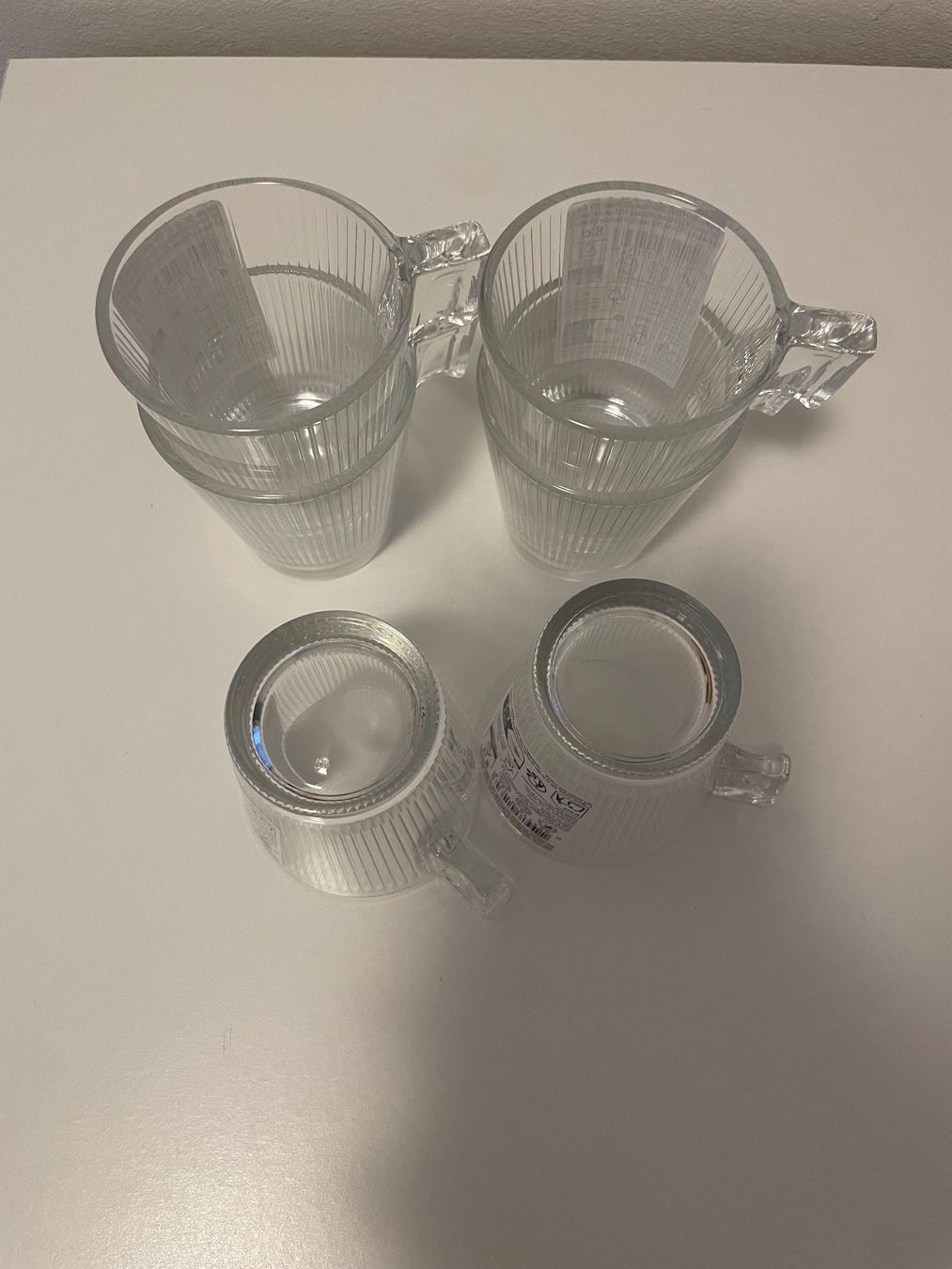Tassen: 6er Set Glas Tassen, gerippt – Neu (gemäss Beschreibung) aus Niederglatt ZH von ctulimp 3