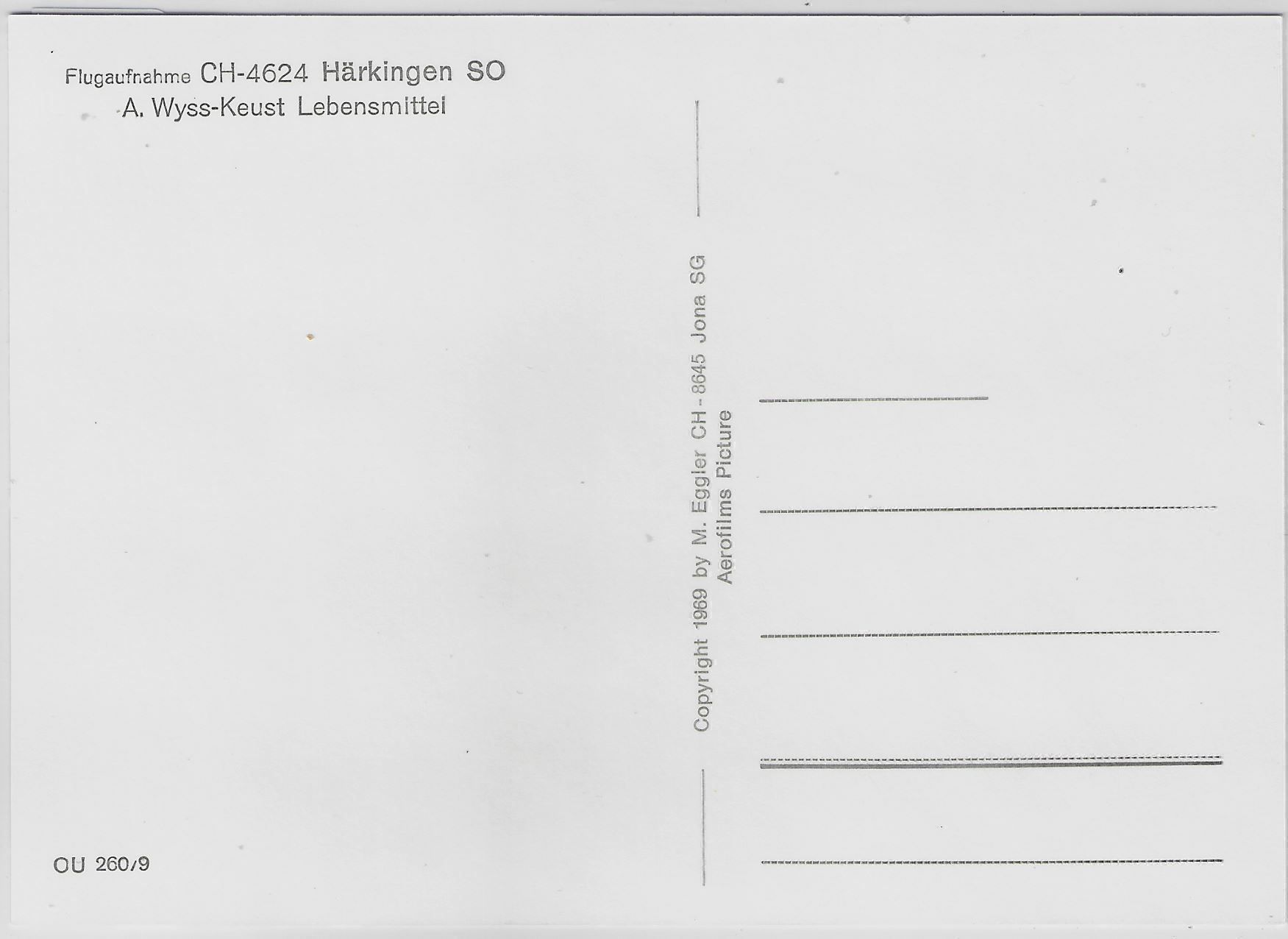 Cartoline postali: Flugaufnahme Härkingen SO – Antico da Ettingen venduto da Kartenplanet 1