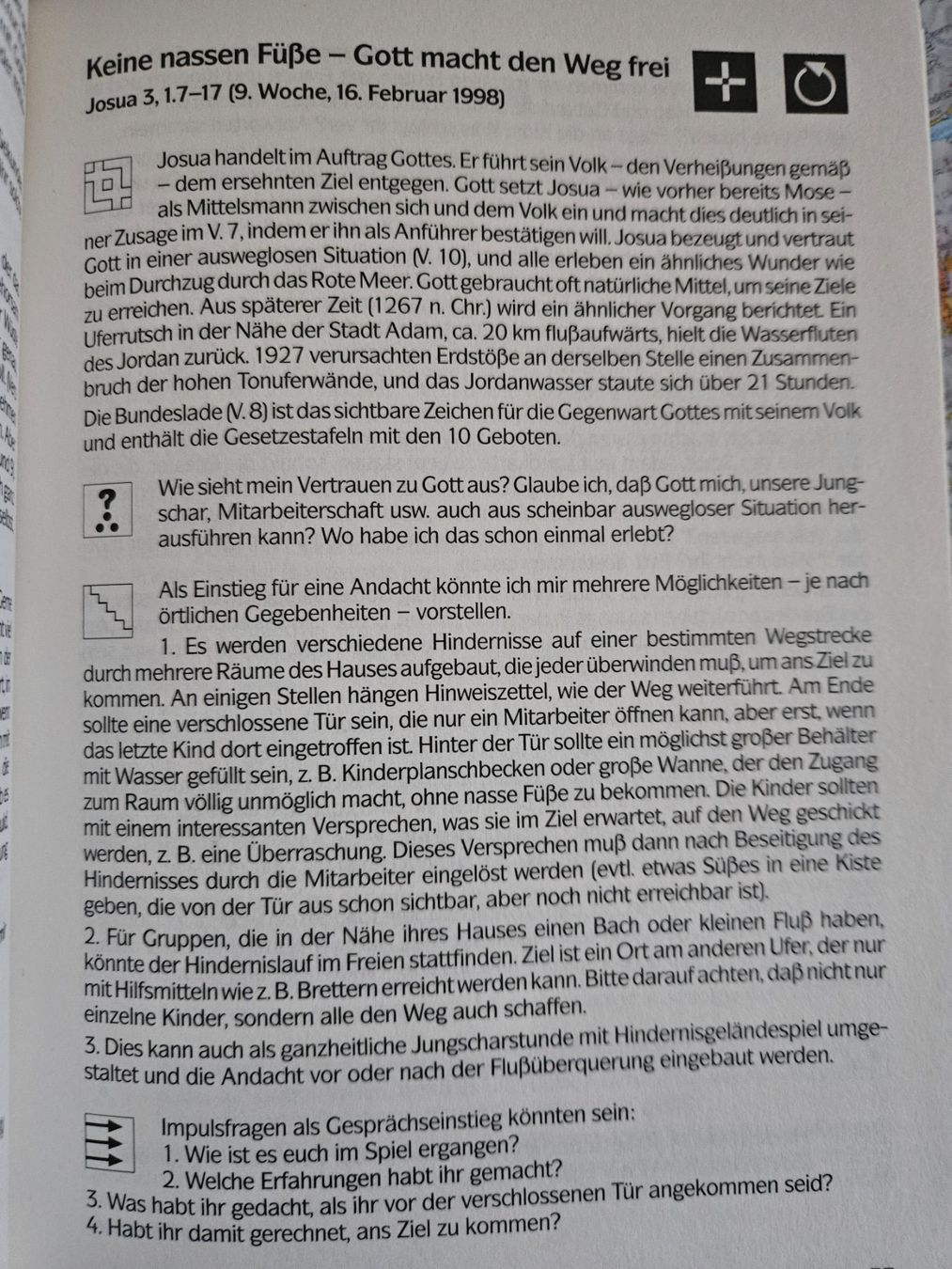 Libri: Werkbuch Jungschararbeit JG 1998 – Usato da Strengelbach venduto da schmetterling20 4
