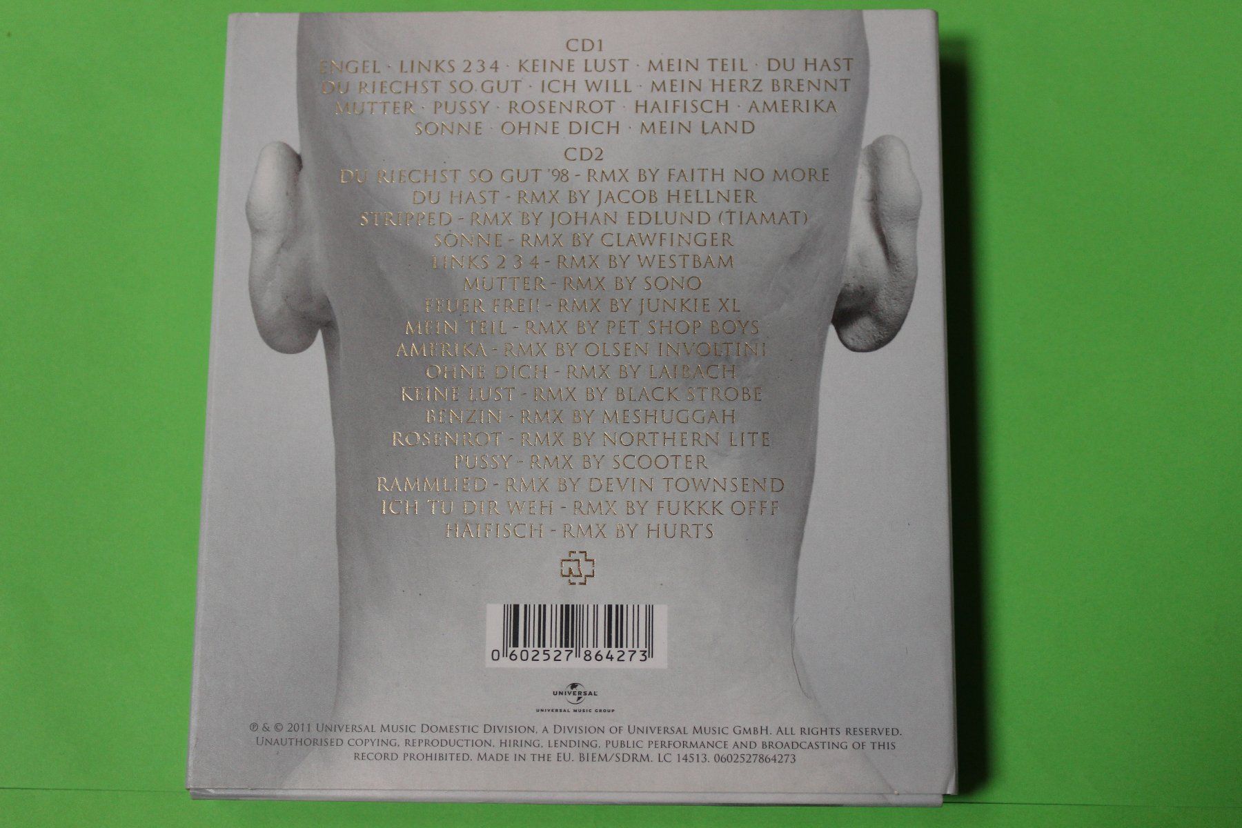 CDs: RAMMSTEIN - MADE IN GERMANY Best-of 2CDs – Gebraucht aus Tübach von JamesStone 4