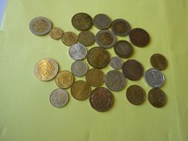 Chile, Konvolut alte Münzen