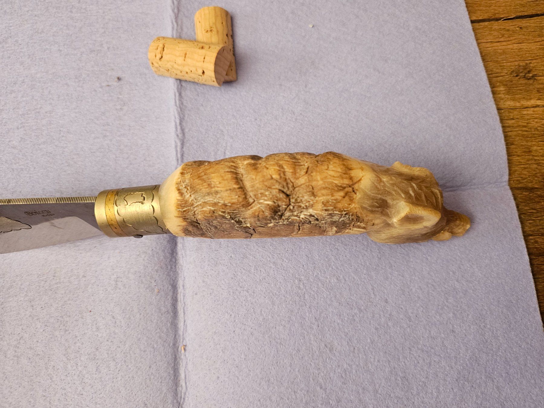 Accessori: Boiccu Arbus Sardegna lama 14,5 cm - corno "cinghiale" – Nuovo e nell'imballaggio originale da Monte Carasso venduto da giave 3