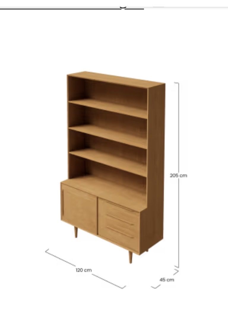 Scaffali: PORTOBELLO Vintage Bücherregal Eichenholz – Usato da Kilchberg ZH venduto da MaM82 4