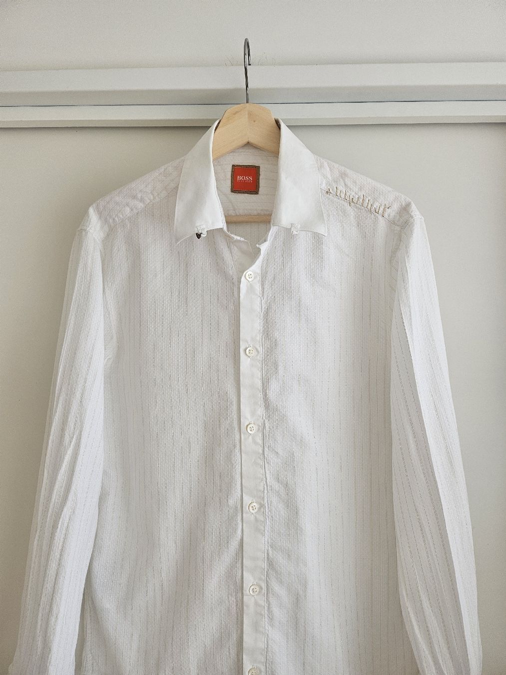 Hugo Boss Camicette: BOSS Blouse in size M, Light Cotton – Nuovo (secondo la descrizione) da Kilchberg ZH venduto da Thrift_Shop 4