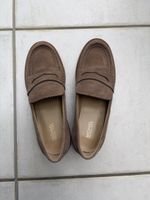 Michael Kors Loafer Wildleder braun mit Profilsohle