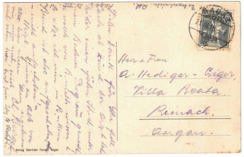 Cartoline postali: Bad Ragaz - Standseilbahn Wartenstein – Usato da Binningen venduto da Mountainrider 1
