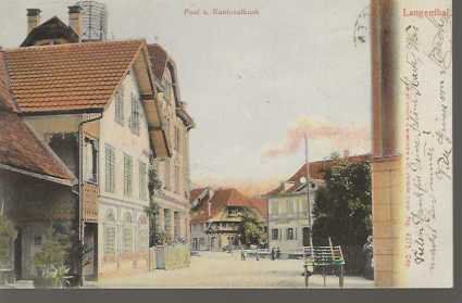 Ansichtskarten: carte postale Langenthal – Gebraucht aus Sorvilier von carose01