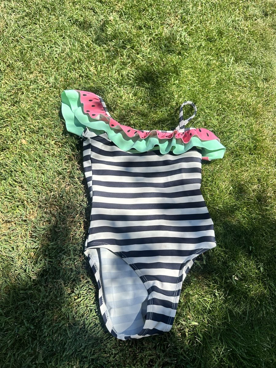 Migros Maillots de bain: Badeanzug Streifen Gr. 104 – D'occasion à Russikon par sabi020