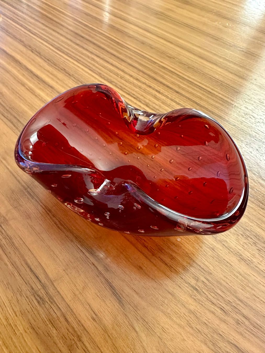 Murano Bicchieri: Vintage Murano Aschenbecher oder Schale Bullicante – Usato da Basel venduto da Pulcinella34 1