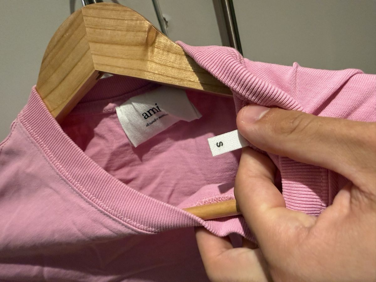 T-Shirts: Ami Paris Pink Tee – Gebraucht aus Genève von SG_73 1