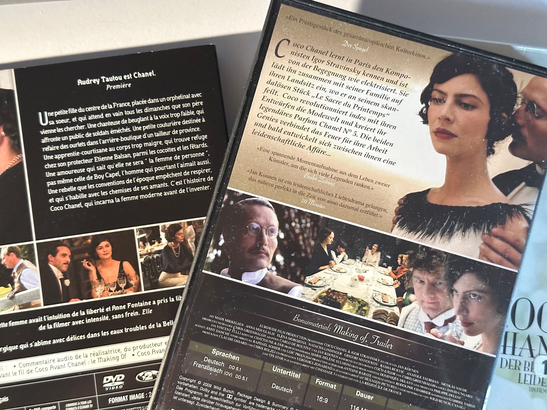 Tous les DVDs: Lot von 5 Chanel DVD – D'occasion à Aarburg par flacon05 3